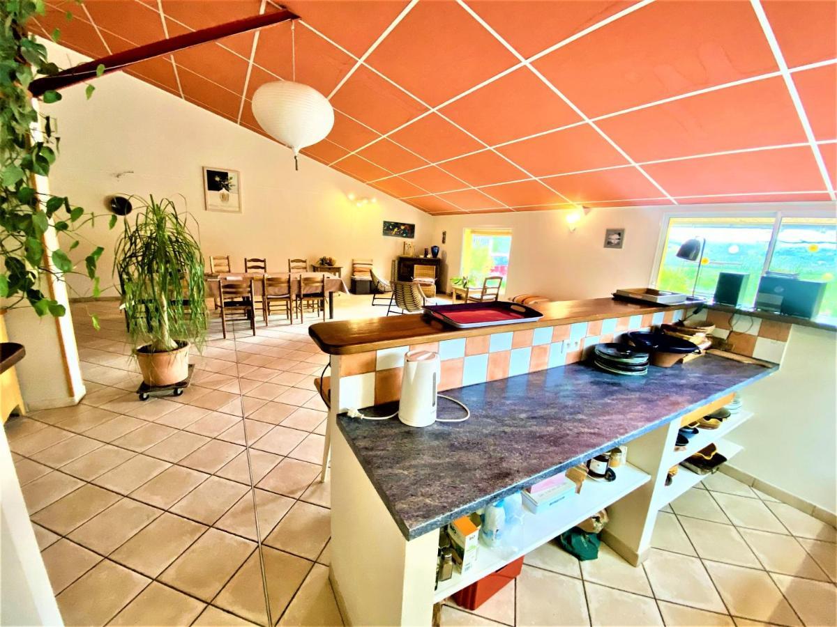 Gite De Groupe 15 A 19P, Parc, Salle De Reception - Chambres D'Hotes En Semaine Villeneuve de Berg Bagian luar foto